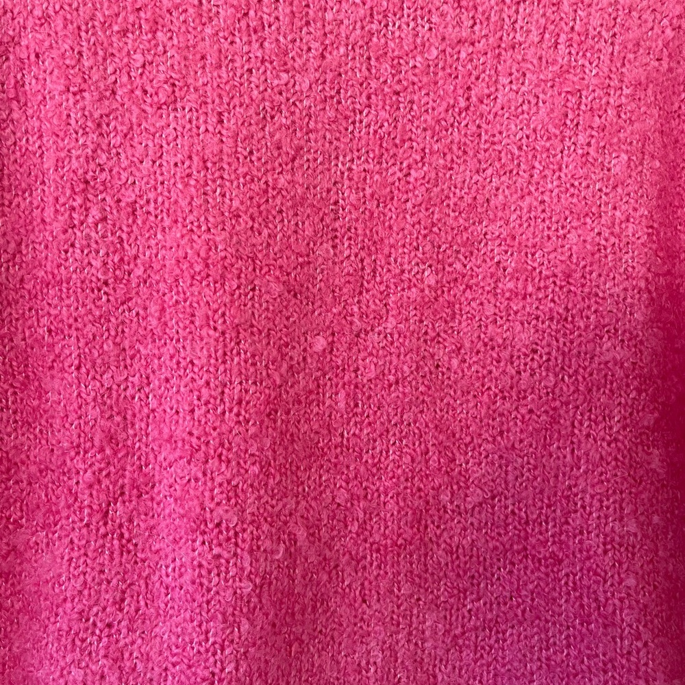 J. Crew super soft bright pink sweater, size XS and NWT - Picture 2 of 7